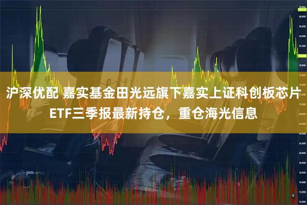 沪深优配 嘉实基金田光远旗下嘉实上证科创板芯片ETF三季报最新持仓，重仓海光信息